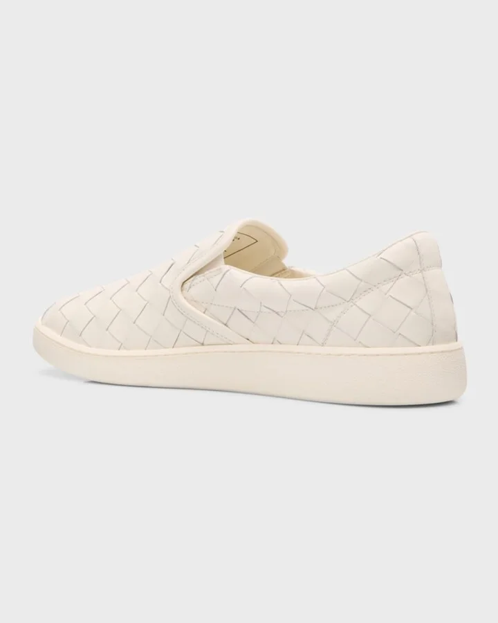 Men's Sawyer Intrecciato Leather Slip-On Sneakers - Image 7