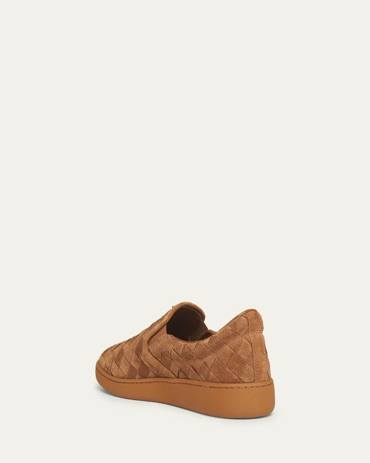Men's Sawyer Intrecciato Suede Slip-On Sneakers - Image 5