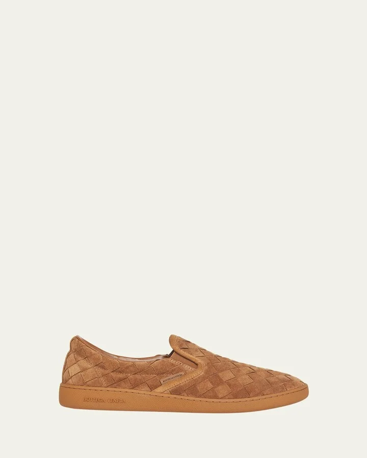 Men's Sawyer Intrecciato Suede Slip-On Sneakers
