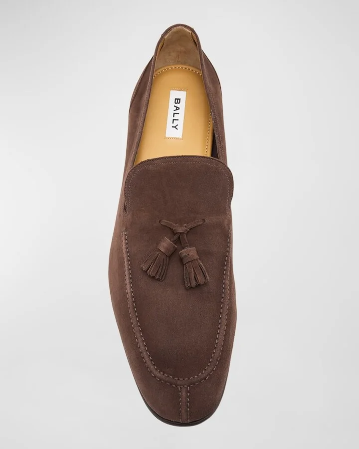 Men's Sayer-U Leather Tassel Loafers - Image 4