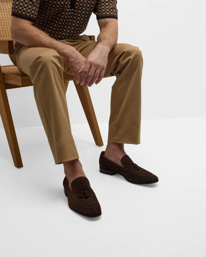 Men's Sayer-U Leather Tassel Loafers - Image 5