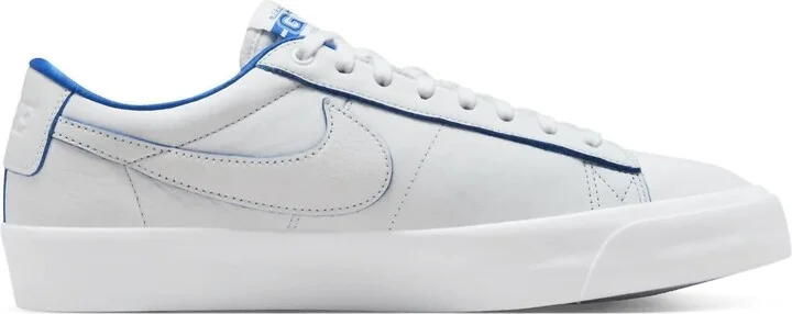 Men's Sb Blazer Low Pro Gt Premium 20Th Anniversary Sneakers In Summit White/game Royal-Summit White