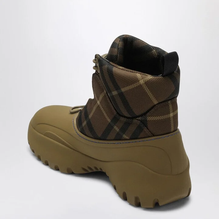 Men's Scoot Trek Ankle Boot With Check Pattern - Image 2