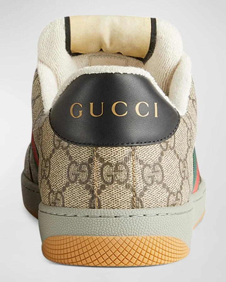 Men's Screener GG Canvas Low-Top Sneakers - Image 4