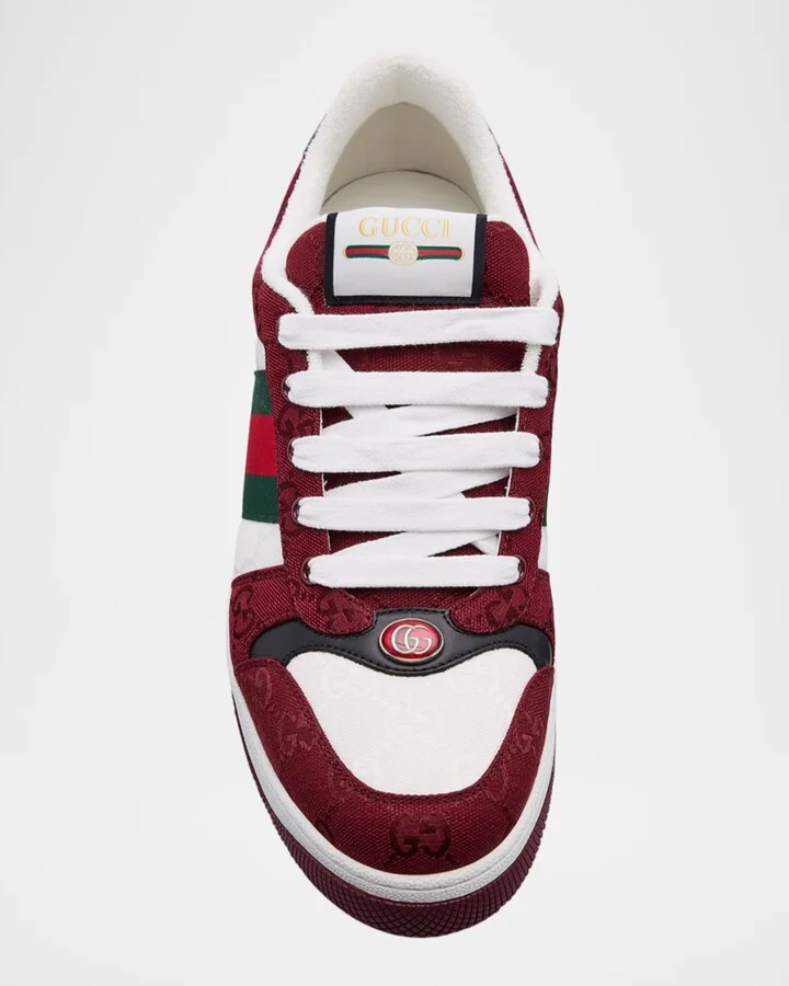 Men's Screener GG Canvas Low-Top Sneakers - Image 2