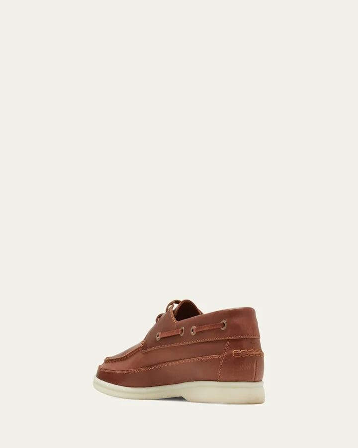Men's Sea-Sail Walk Leather Boat Shoes - Image 8