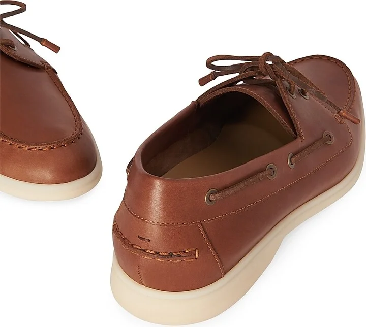 Men's Sea-Sail Walk Leather Boat Shoes - Liqueur - Size 9 - Image 6