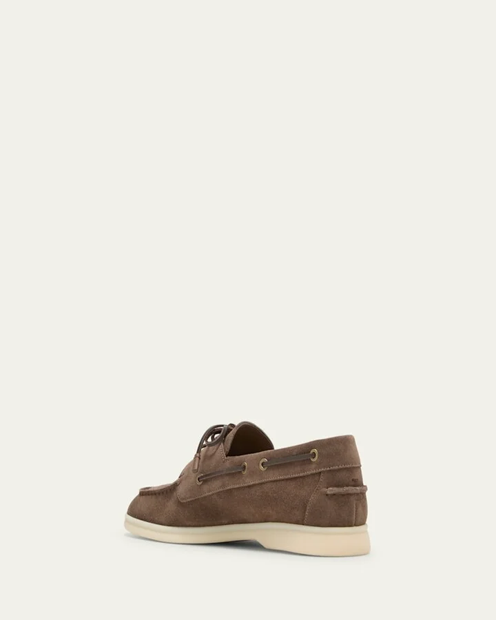Men's Sea-Sail Walk Suede Boat Shoes - Image 2
