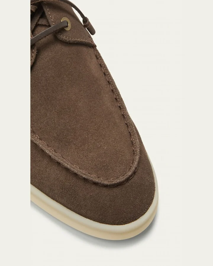 Men's Sea-Sail Walk Suede Boat Shoes - Image 3