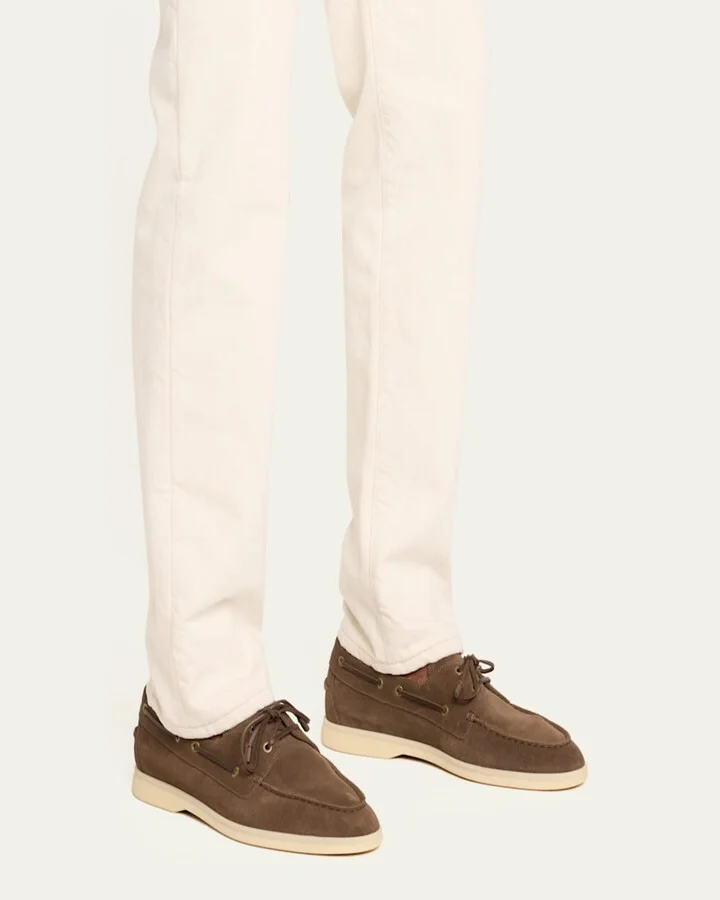 Men's Sea-Sail Walk Suede Boat Shoes - Image 4