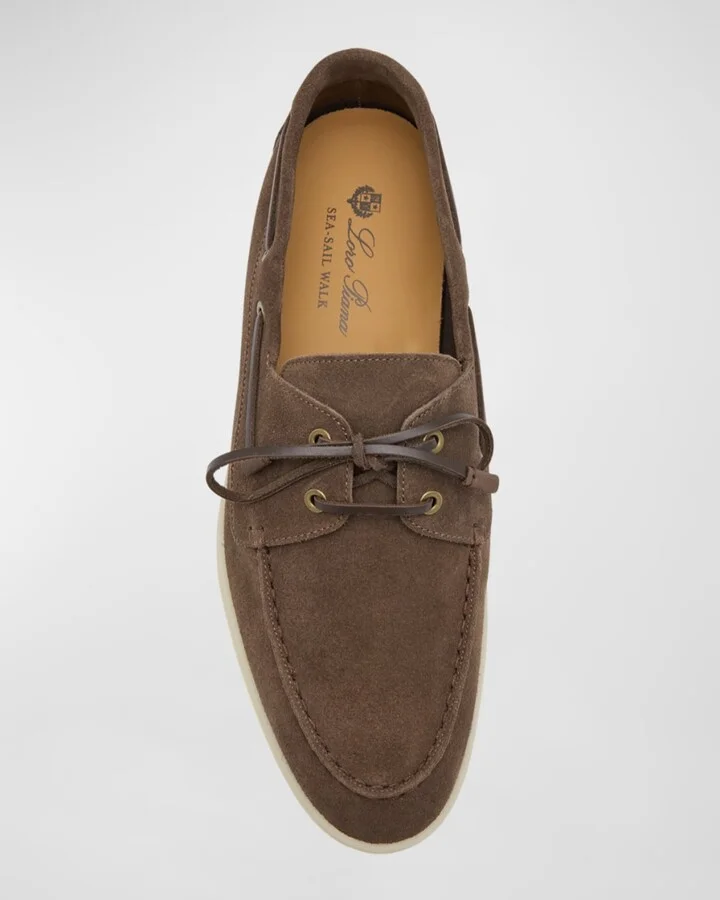 Men's Sea-Sail Walk Suede Boat Shoes - Image 3