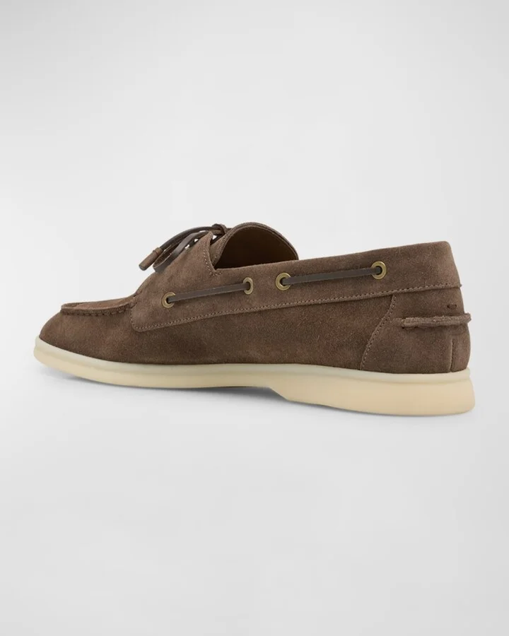 Men's Sea-Sail Walk Suede Boat Shoes - Image 4