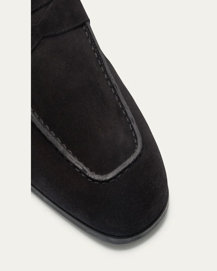 Men's Sean Suede Penny Loafers - Image 7