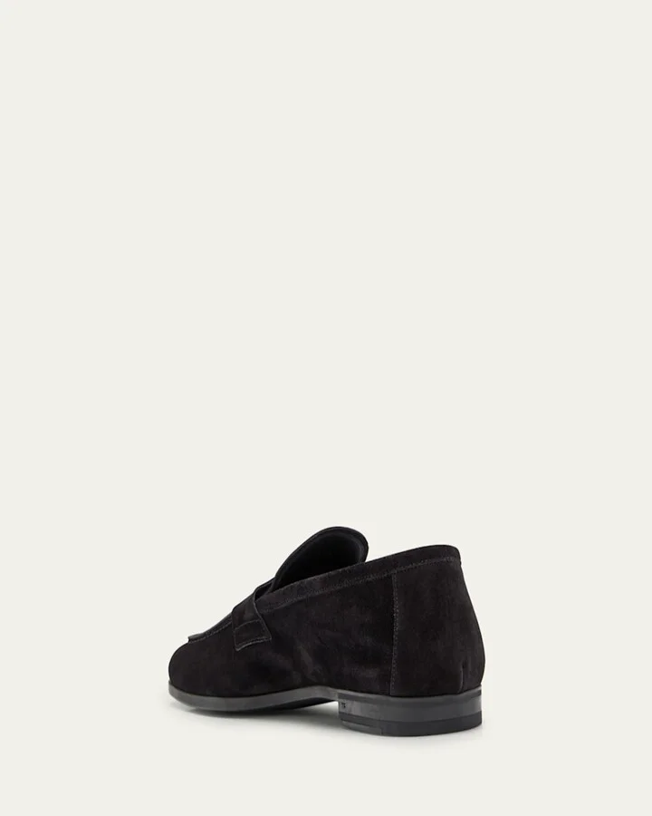 Men's Sean Suede Penny Loafers - Image 9