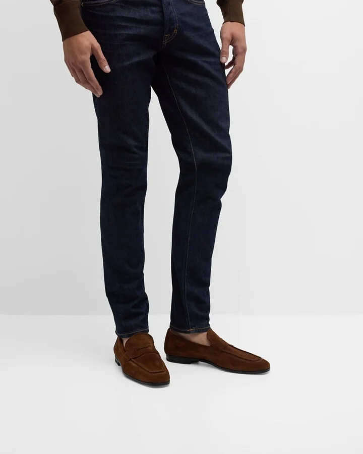 Men's Sean Suede Penny Loafers - Image 3