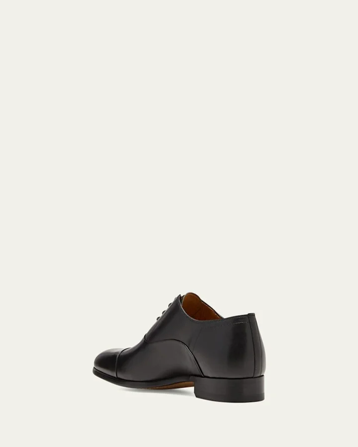 Men's Segovia Cap-Toe Leather Oxfords - Image 2