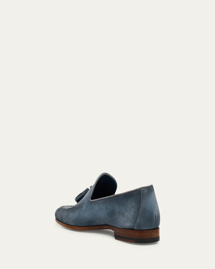 Men's Seneca II Suede Tassel Loafers - Image 2
