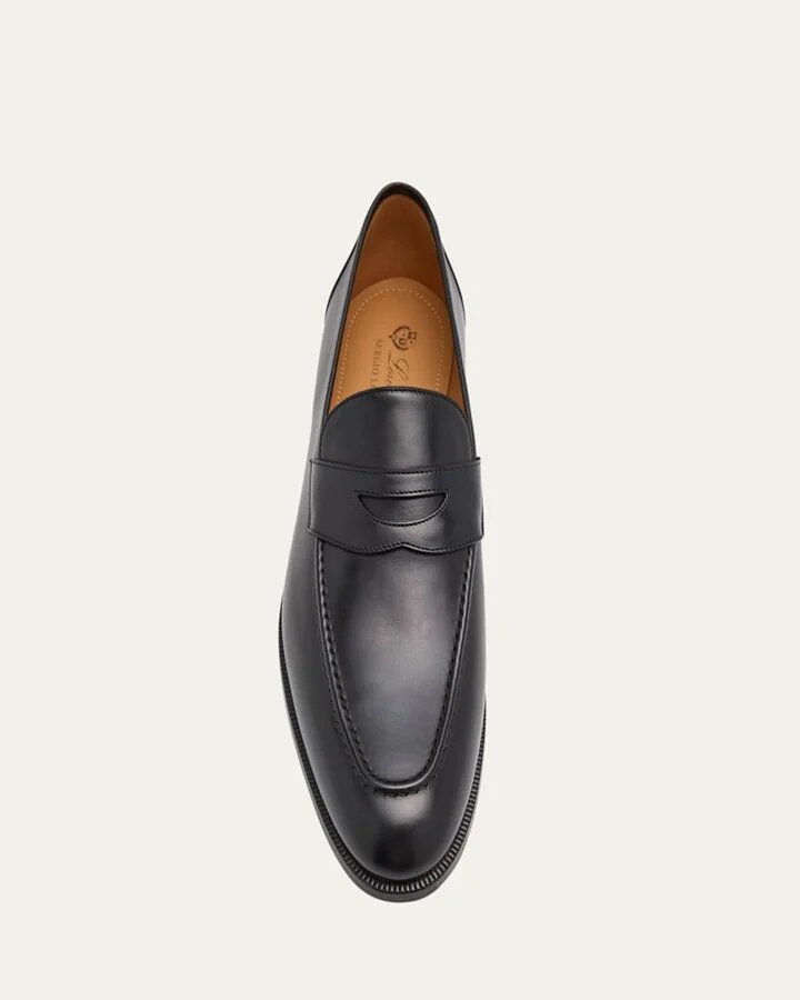 Men's Sergio Walk Heritage Leather Penny Loafers - Image 5