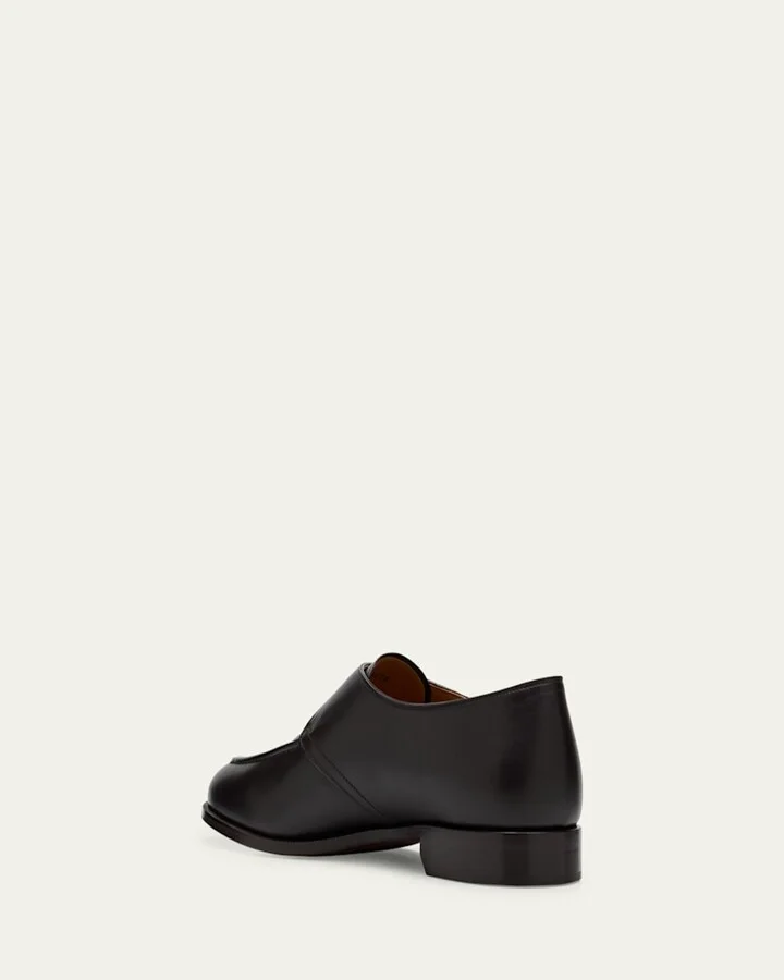 Men's Sergio Walk Leather Single-Monk Strap Loafers - Image 8