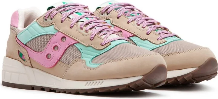 Men's Shadow 5000 Earth Citizen Low Top Sneakers In Brown/green/rose