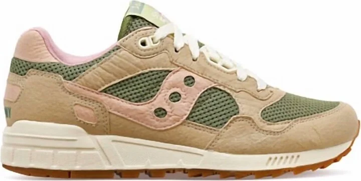 Men's Shadow 5000 Mushroom Low Top Sneakers In Tan/olive
