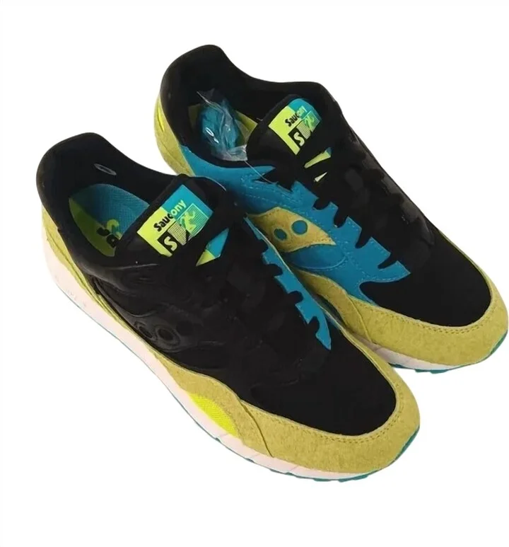 Men's Shadow 6000 Mushroom Pack Low Top Sneakers In Neon/black