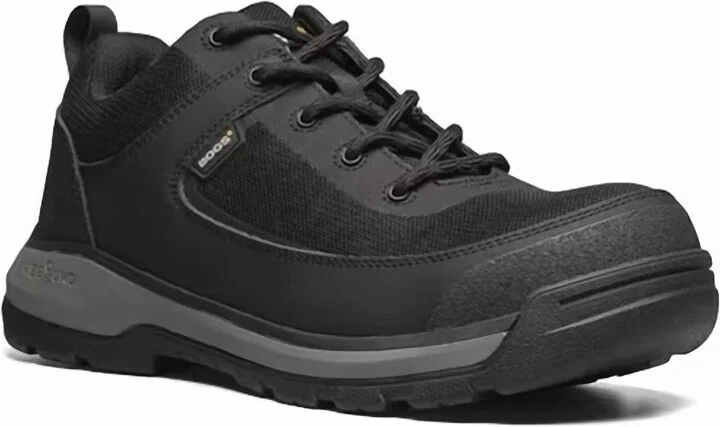 Men's Shale Low Safety Shoes In Black