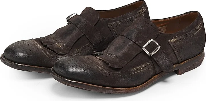 Men's Shanghai Leather Loafers - Brown - Size 8 - Image 2
