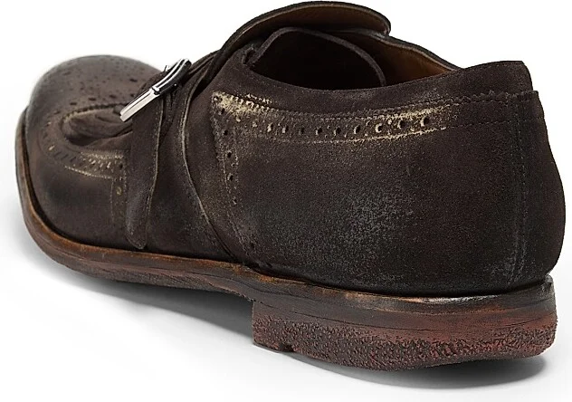 Men's Shanghai Leather Loafers - Brown - Size 8 - Image 3