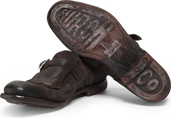 Men's Shanghai Leather Loafers - Brown - Size 8 - Image 6