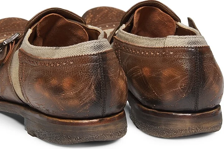 Men's Shanghai Leather Loafers - Brown - Size 8 - Image 8