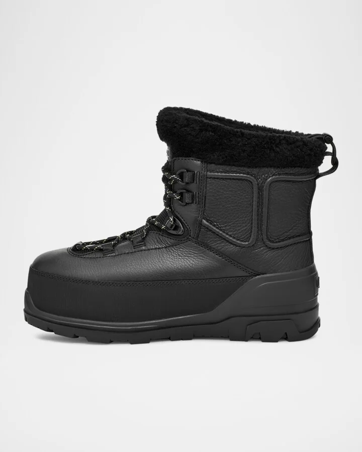 Men's Shasta Waterproof Leather Mid Snow Boots - Image 3