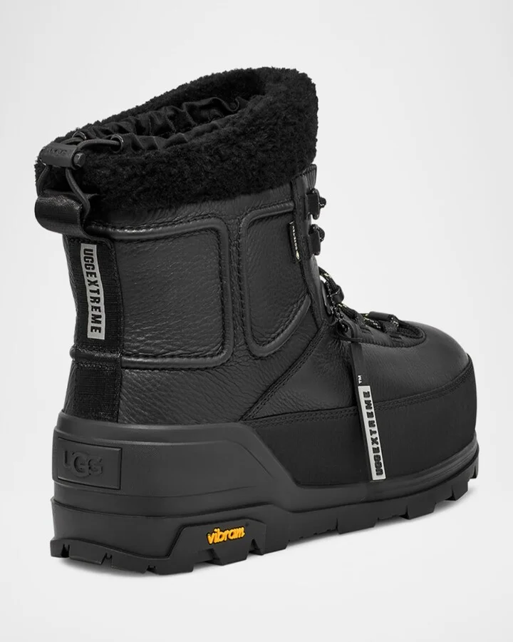 Men's Shasta Waterproof Leather Mid Snow Boots - Image 4
