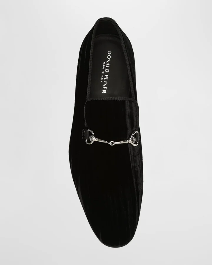 Men's Shawn Velvet Skull-Bit Loafers - Image 2