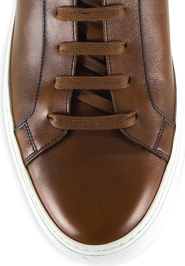 Men's Sierra Leather Sneaker - Nero - Size 7.5 - Image 4