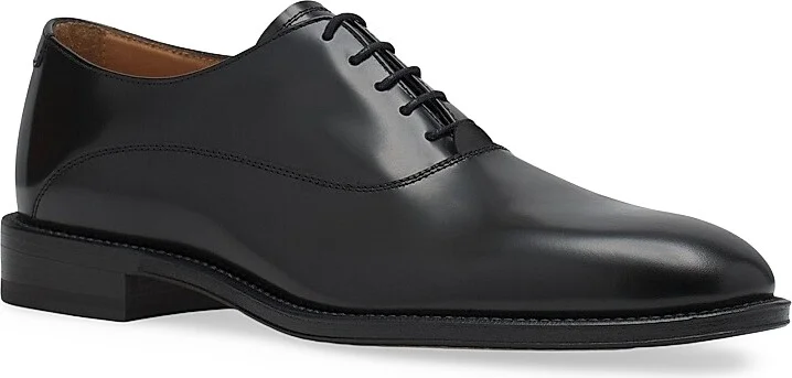 Men's Signature Leather Oxford Shoes - Black - Size 6 - Image 2