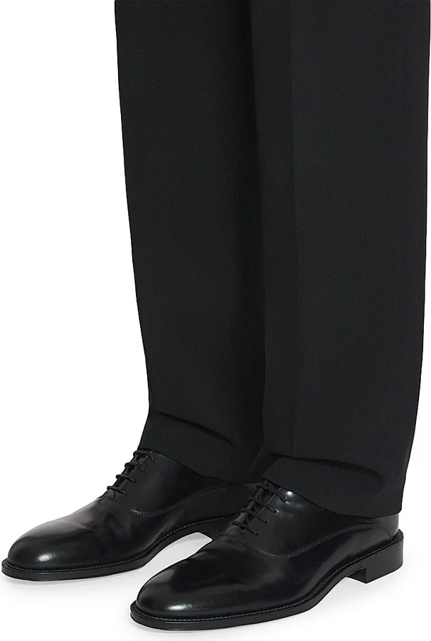 Men's Signature Leather Oxford Shoes - Black - Size 6 - Image 8
