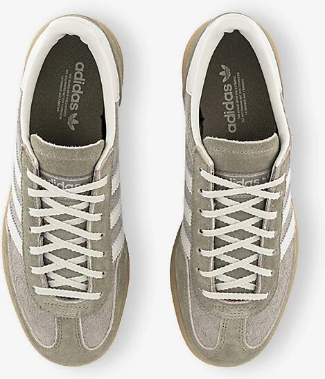 Mens Silver Pebble Handball Spezial Suede Low-Top Trainers Eur 42.5 / 8.5 Uk Men - Image 2