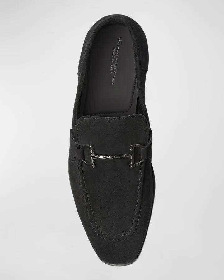 Men's Simon Leather Twist Bit Loafers - Image 2
