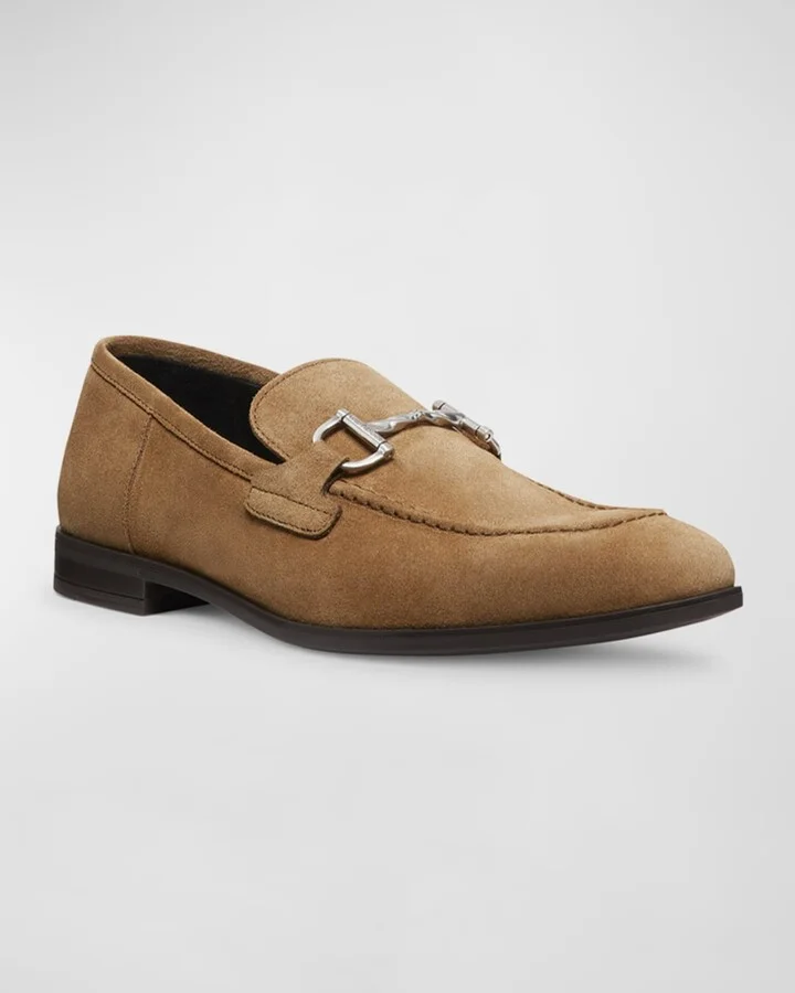 Men's Simon Suede Bit Loafers - Image 3