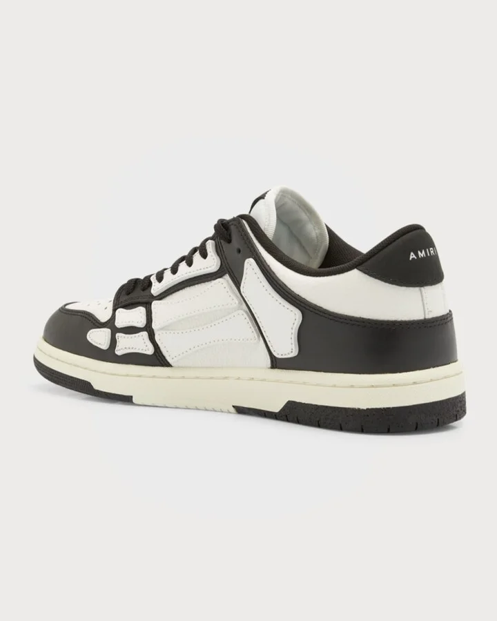 Men's Skel Bicolor Leather Low-Top Sneakers - Image 3