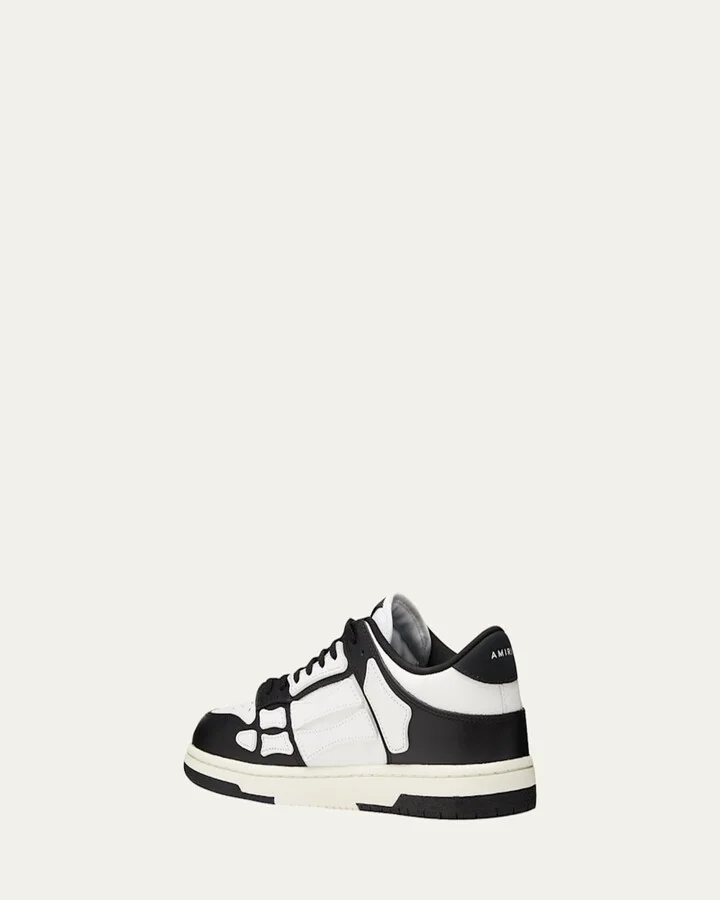 Men's Skel Bicolor Leather Low-Top Sneakers - Image 6