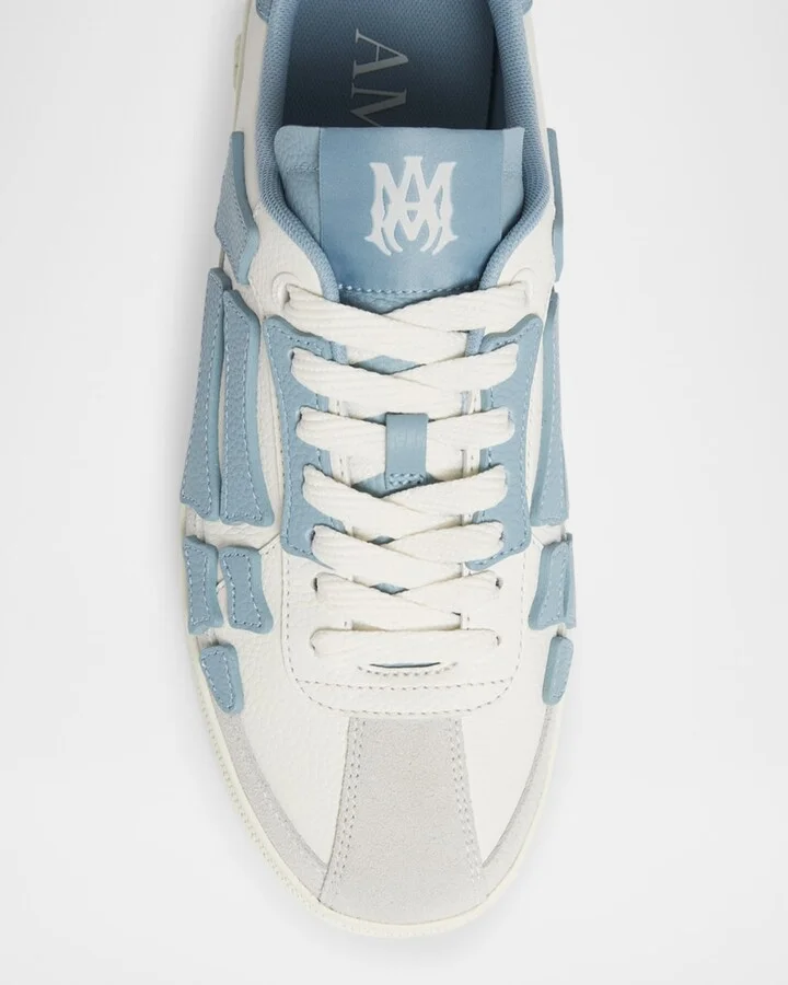 Men's Skel Collegiate-Inspired Suede Sneakers - Image 8