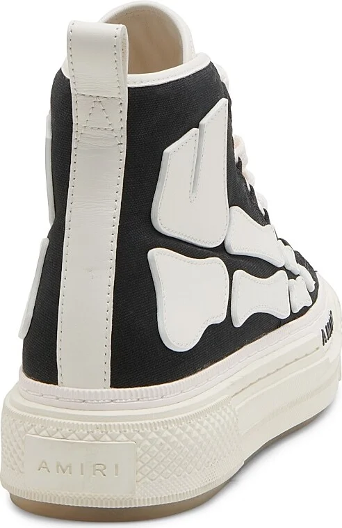 Men's Skel Court High-Top Sneakers - Black - Size 15 - Image 3