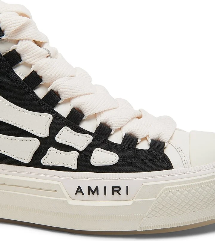 Men's Skel Court High-Top Sneakers - Black - Size 15 - Image 5