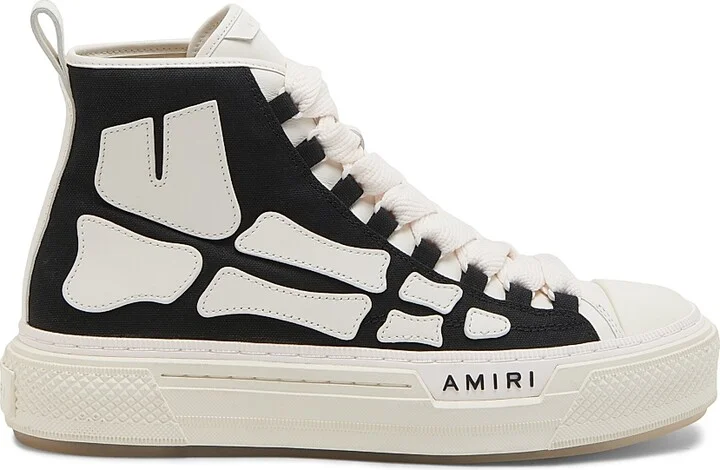 Men's Skel Court High-Top Sneakers - Black - Size 15