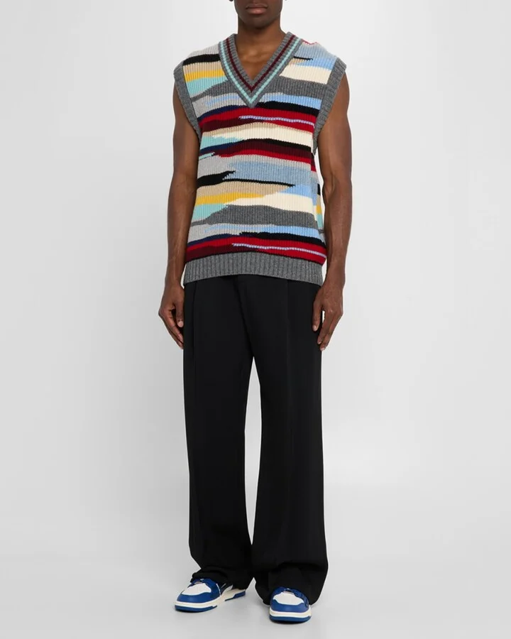 Men's Skel Leather Low-Top Sneakers - Image 3