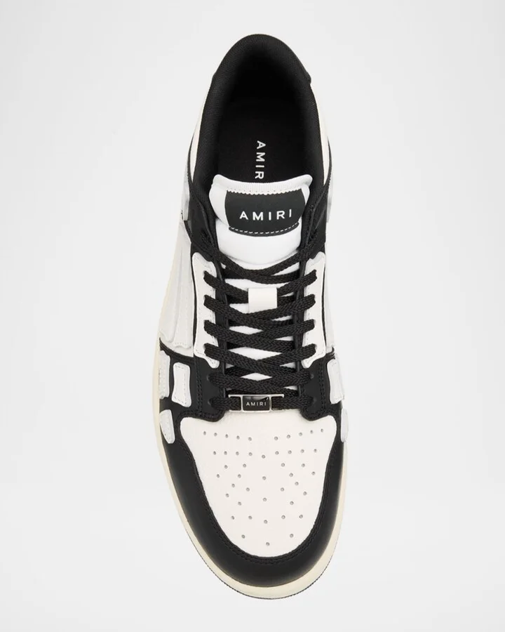 Men's Skel Low-Top Two-Tone Leather Sneakers - Image 2