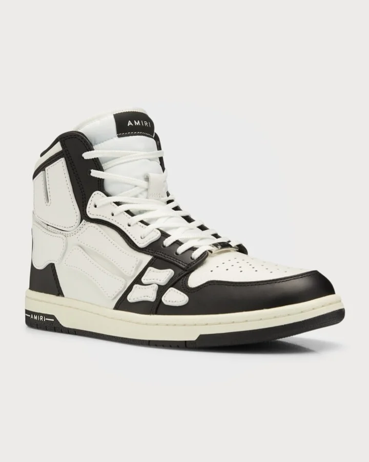 Men's Skel-Top Hi Leather Bones High-Top Sneakers - Image 2
