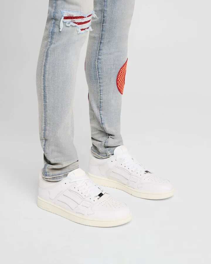Men's Skel Top Leather Sneakers - Image 3